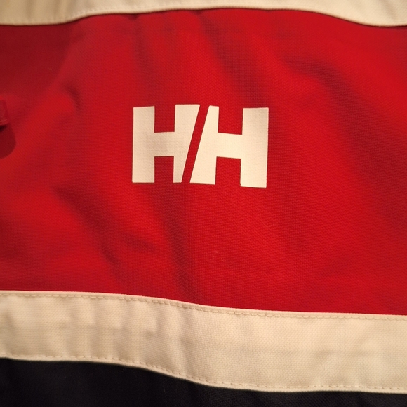 Helly Hansen Crew Hooded Women's  Large Jacket Black Red White Waterproof, HH - Picture 6 of 11